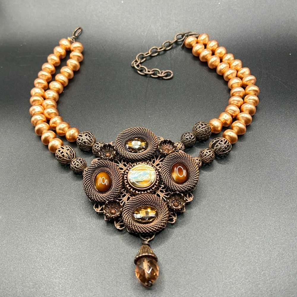 Vintage Sarah Cavender MetalWorks necklace